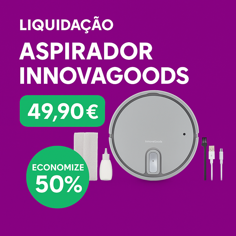 Aspirador Robô Recarregável 5 em 1 InnovaGoods
