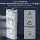 ClimaCool™ - Ventoinha dupla com humidificador e luzes RGB