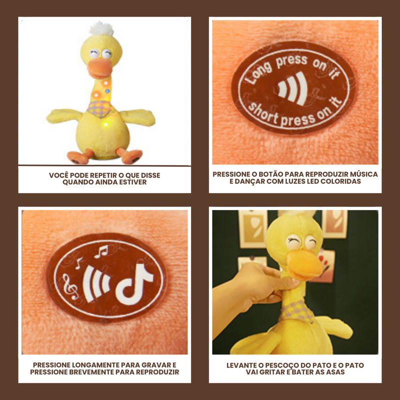 Pato Falante e Dançante 🦆