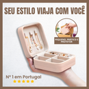 Mini Caixa De Jóias De Viagem