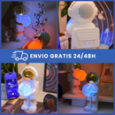 Candeeiro Astronauta Com Altofalante