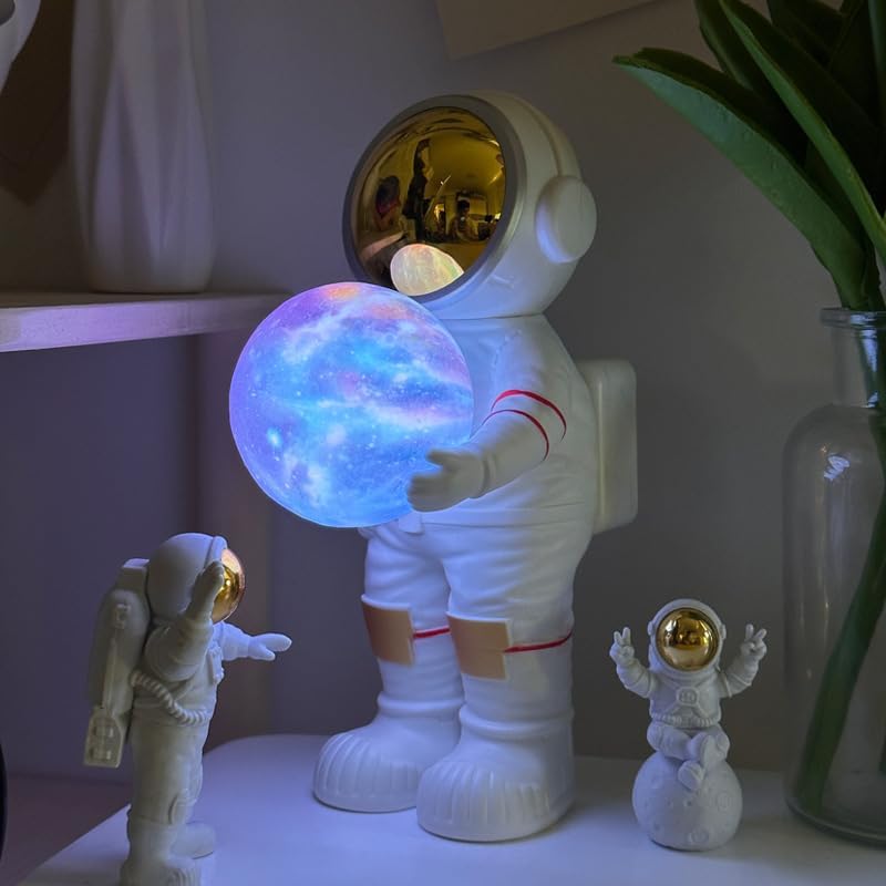 Candeeiro Astronauta Com Altofalante