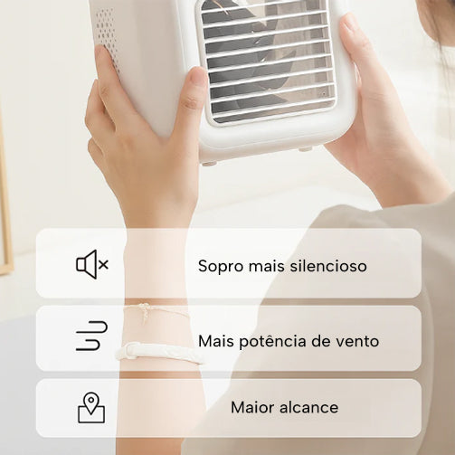 Ar Condicionado Portátil 3 em 1 - Brisa fresca sem fios