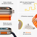 Relógio Inteligente + Auriculares Pro + 2 Pulseiras - WatchUltra™