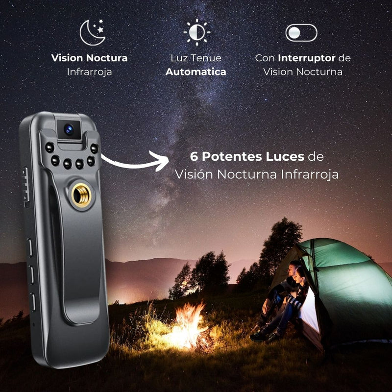 Mini Câmara Corporal 4K Ultra HD - GoMove©