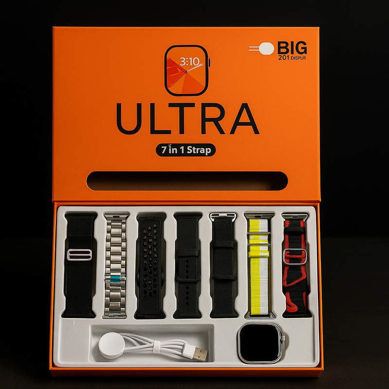 Smartwatch Pulsera 7 em 1 – Tecnologia, Estilo e Funcionalidade Num Só Dispositivo