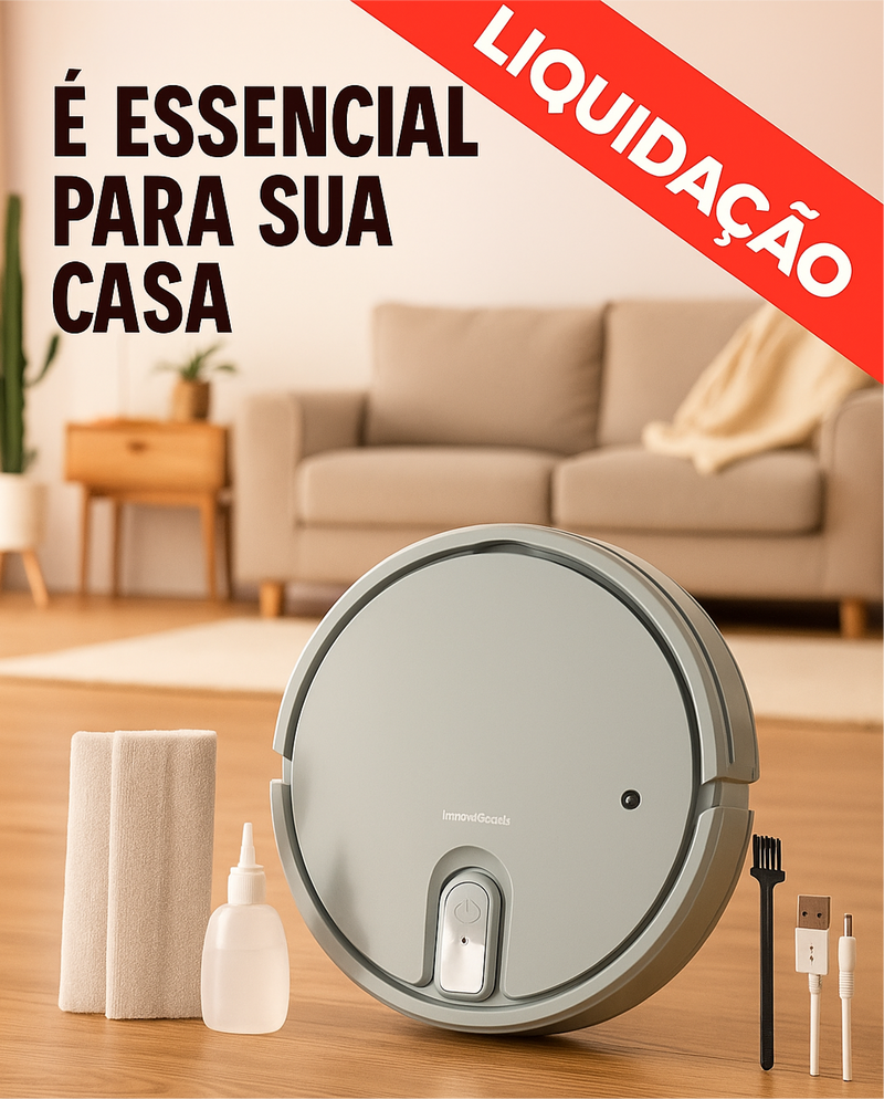 Aspirador Robô Recarregável 5 em 1 InnovaGoods