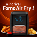 Air Fryer 3 em 1 – Frite, Asse e Desidrate com 70% Menos Gordura!