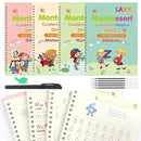 Livros de Caligrafia Mágica Para Criança 4und