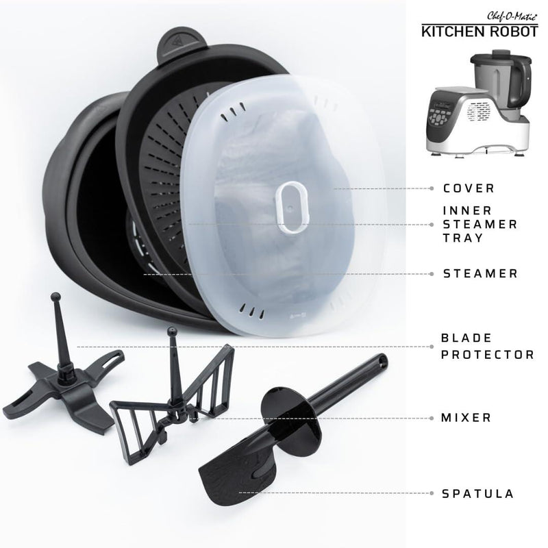 ROBÔ DE COZINHA MULTIFUNÇÕES-CHEF O MATIC