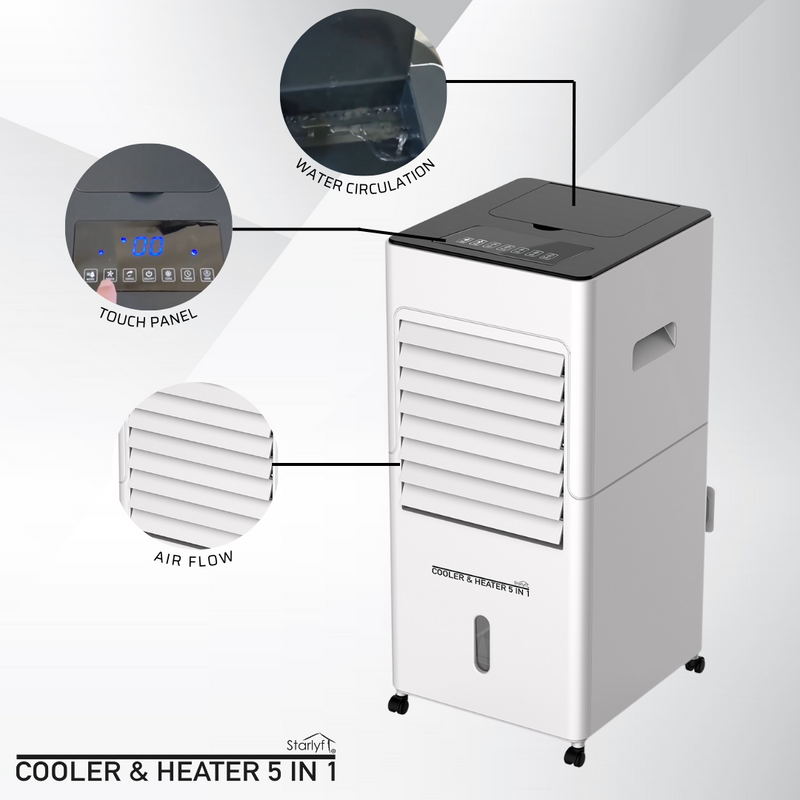 Ar Condicionado Starlyf Cooler & Heater 5 em 1-CONFORTO TOTAL O ANO INTEIRO!