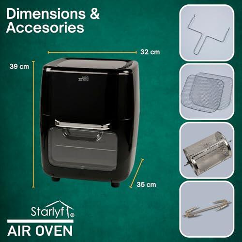 Air Fryer 3 em 1 – Frite, Asse e Desidrate com 70% Menos Gordura!