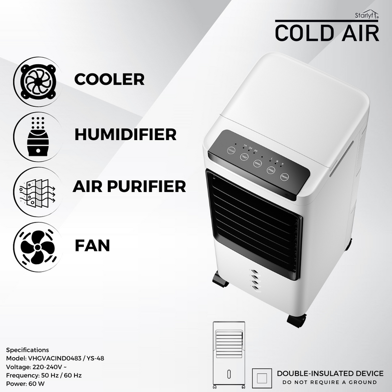 Ar Condicionado Starlyf Cold Air 3 em 1 Branco