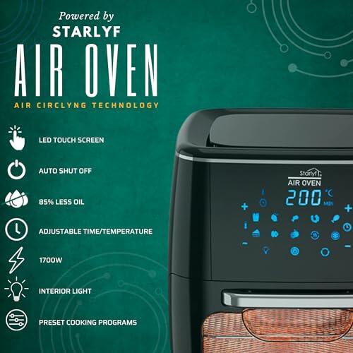 Air Fryer 3 em 1 – Frite, Asse e Desidrate com 70% Menos Gordura!