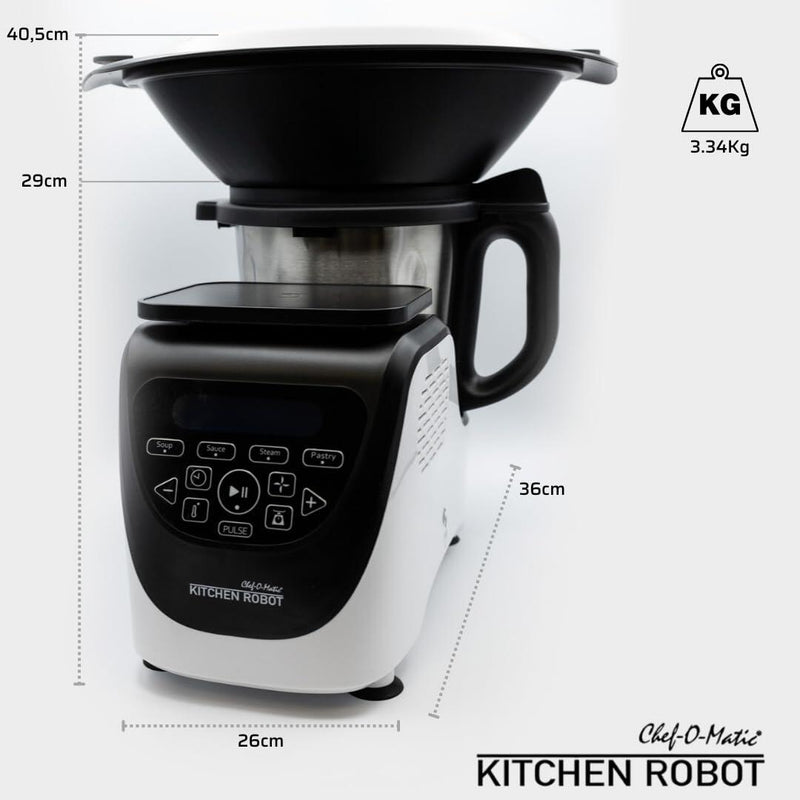 ROBÔ DE COZINHA MULTIFUNÇÕES-CHEF O MATIC