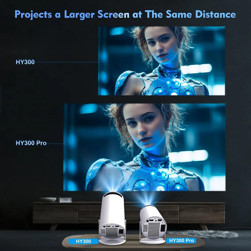 Projetor Portátil Inteligente 4K 1080P ( PROXIMO DE SE ESGOTAR )